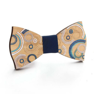 Papion unisex scobit din lemn de modă pentru bărbați, curea reglabilă, cravată retro, cămașă vintage, papion, cravată subțire