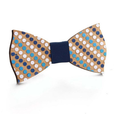 Papion unisex scobit din lemn de modă pentru bărbați, curea reglabilă, cravată retro, cămașă vintage, papion, cravată subțire