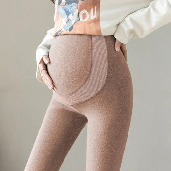 Модни клинове за бременни жени Пролет и есен Коремни регулируеми панталони с висока талия Тънки модни черни кафе