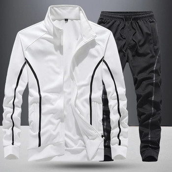 Ανδρικά Κοστούμια Αθλητικά Μπλουζάκια Παντελόνια 2 τμχ L έως 7 XL Sprint Φθινοπωρινά casual αθλητικά κοστούμια μακρυμάνικα για ανδρική ποιότητα
