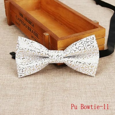 Nauja aukštos kokybės klasikinė PU rašto odinė peteliškė Butterfly Party Peteliškė Vyrui Geometrinė auksinė sidabrinė juoda vintažinis peteliškė