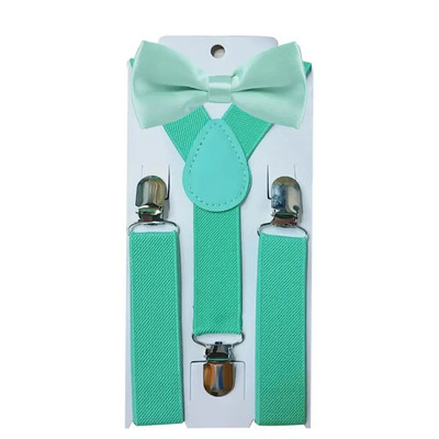 Peteliškės vaikiškų kelnių peteliškės komplektas, atitinkantis smokingo kostiumą berniukui mergaitei, reguliuojamas Y formos nugaros petnešomis, reguliuojamas peteliškės vestuvėms