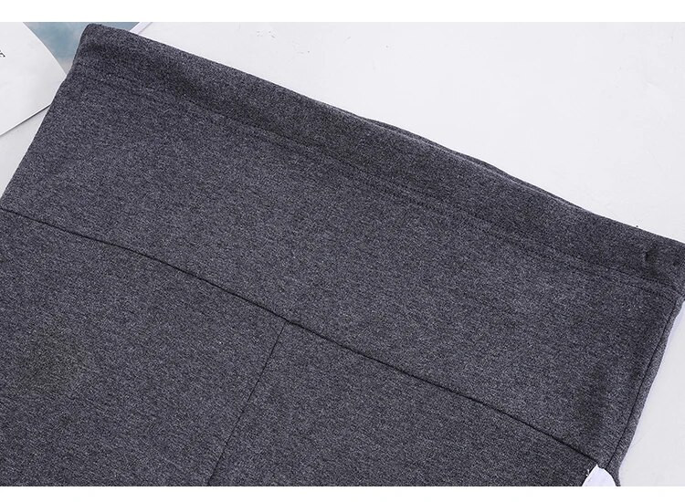 IŠPARDAVIMAS Medvilninės nėščiųjų pieštukų kelnės pavasario rudeninis tankus aukštu juosmeniu kūdikių priežiūros atramos antblauzdžiai nėščiosioms Kasdieninis nėštumas