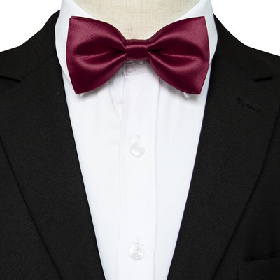 JEMYGINS Papion pentru bărbați pentru copii, culoare uni, de înaltă calitate, nod fluture, roșu, negru, papion pentru petrecere de nuntă, cadouri de afaceri, cravate