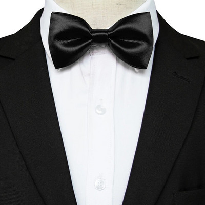 JEMYGINS Papion pentru bărbați pentru copii, culoare uni, de înaltă calitate, nod fluture, roșu, negru, papion pentru petrecere de nuntă, cadouri de afaceri, cravate