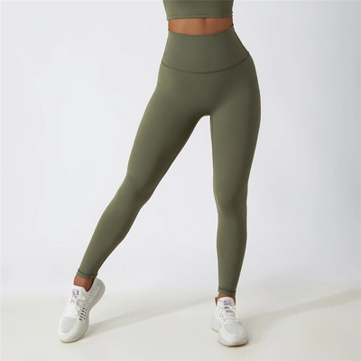 Hosszú ujjú cipzáras felső leggings Női jóga szett Skinny Alkalmi edzőtermi ruházat Fitnesz Sportruhák Edzés Sportruházat Outfit A074TP