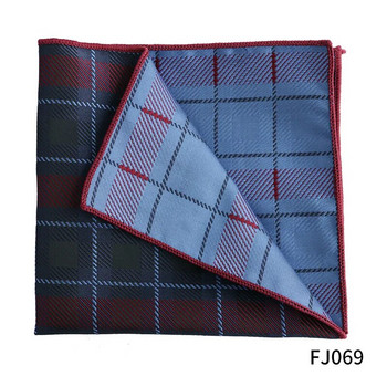 Dot Ανδρική Τσέπη Τετράγωνο Ζακάρ Υφαντό Σχέδιο Μόδα Κόκκινο Μαύρο Χρώμα Υψηλής Ποιότητας Μαντήλι Ανδρικό Γυναικείο Νυφικό Δώρο