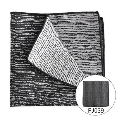 Dot Bărbați Buzunar Patrat Jacquard Tesut Design Moda Roșu Negru Culoare Batistă de înaltă calitate Bărbați Femei Rochie de mireasă Costum Cadou