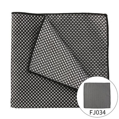 Dot Bărbați Buzunar Patrat Jacquard Tesut Design Moda Roșu Negru Culoare Batistă de înaltă calitate Bărbați Femei Rochie de mireasă Costum Cadou