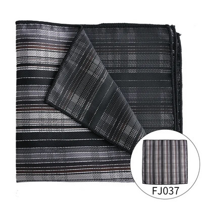 Dot Bărbați Buzunar Patrat Jacquard Tesut Design Moda Roșu Negru Culoare Batistă de înaltă calitate Bărbați Femei Rochie de mireasă Costum Cadou