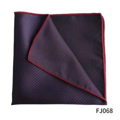 Dot Bărbați Buzunar Patrat Jacquard Tesut Design Moda Roșu Negru Culoare Batistă de înaltă calitate Bărbați Femei Rochie de mireasă Costum Cadou