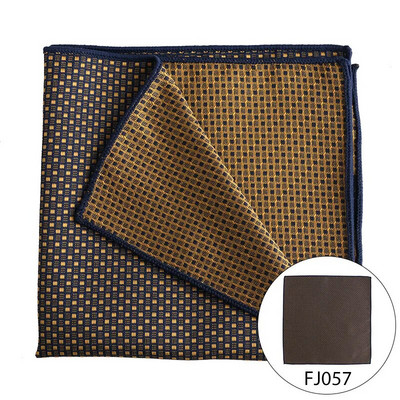 Dot Bărbați Buzunar Patrat Jacquard Tesut Design Moda Roșu Negru Culoare Batistă de înaltă calitate Bărbați Femei Rochie de mireasă Costum Cadou