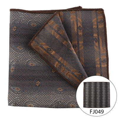 Dot Bărbați Buzunar Patrat Jacquard Tesut Design Moda Roșu Negru Culoare Batistă de înaltă calitate Bărbați Femei Rochie de mireasă Costum Cadou