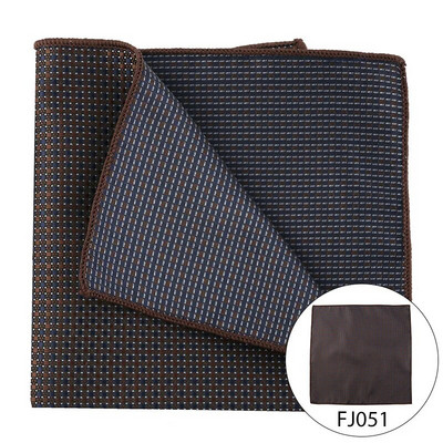 Dot Bărbați Buzunar Patrat Jacquard Tesut Design Moda Roșu Negru Culoare Batistă de înaltă calitate Bărbați Femei Rochie de mireasă Costum Cadou