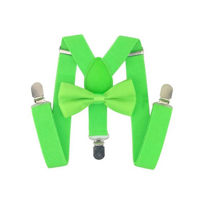 Yienws Băieți Fete Bretele Papion pentru Bebeluși Copii Pantaloni Papion Bretele pentru Copii Roz Roșu Negru Szelki Bretels YiA050