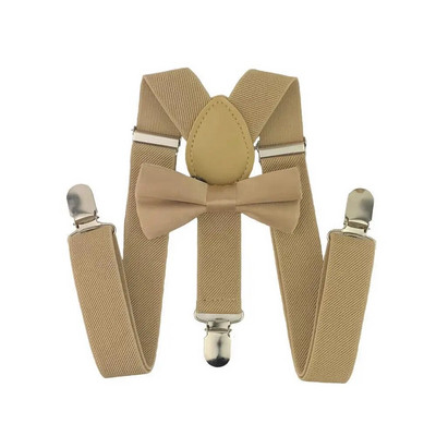 Yienws Băieți Fete Bretele Papion pentru Bebeluși Copii Pantaloni Papion Bretele pentru Copii Roz Roșu Negru Szelki Bretels YiA050