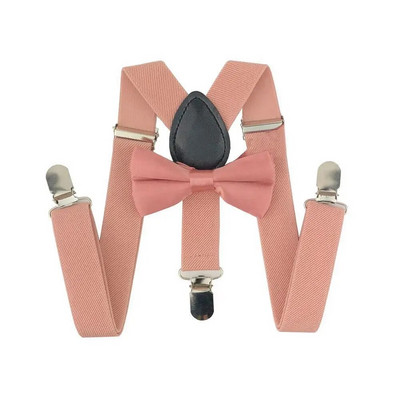 Yienws Băieți Fete Bretele Papion pentru Bebeluși Copii Pantaloni Papion Bretele pentru Copii Roz Roșu Negru Szelki Bretels YiA050