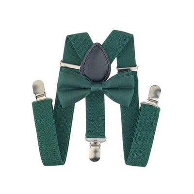 Yienws Băieți Fete Bretele Papion pentru Bebeluși Copii Pantaloni Papion Bretele pentru Copii Roz Roșu Negru Szelki Bretels YiA050