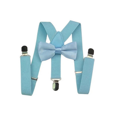 Yienws Băieți Fete Bretele Papion pentru Bebeluși Copii Pantaloni Papion Bretele pentru Copii Roz Roșu Negru Szelki Bretels YiA050