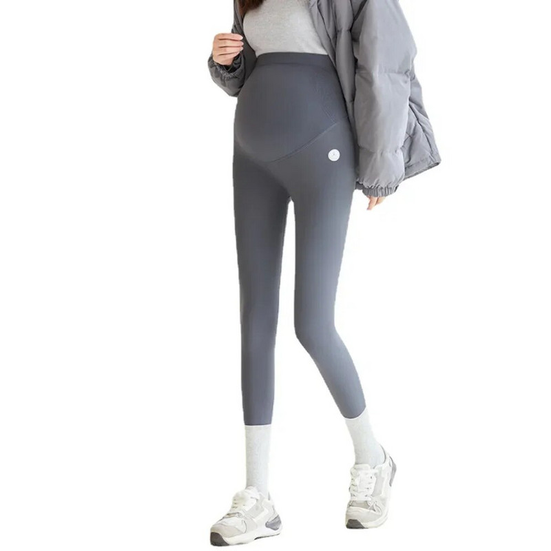 Rudens mada Motinystės antblauzdžiai Elastingas juosmuo Pilvo pėdkelnės Kelnės Drabužiai nėščiosioms Nėštumo fotosesijos kelnės