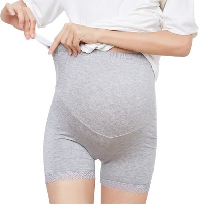 Pantaloni scurți de maternitate de vară Chiloți de siguranță pentru maternitate pentru femei Pantaloni abdominali respirabili pentru femei însărcinate Jambiere haine
