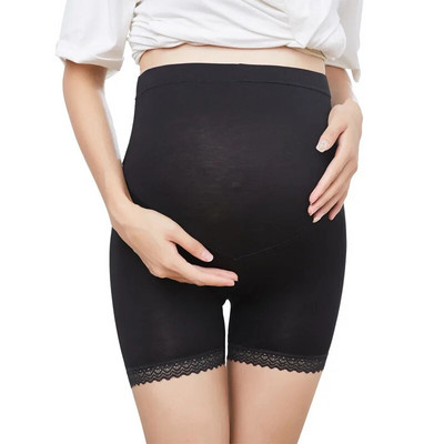 Pantaloni scurți de maternitate de vară Chiloți de siguranță pentru maternitate pentru femei Pantaloni abdominali respirabili pentru femei însărcinate Jambiere haine