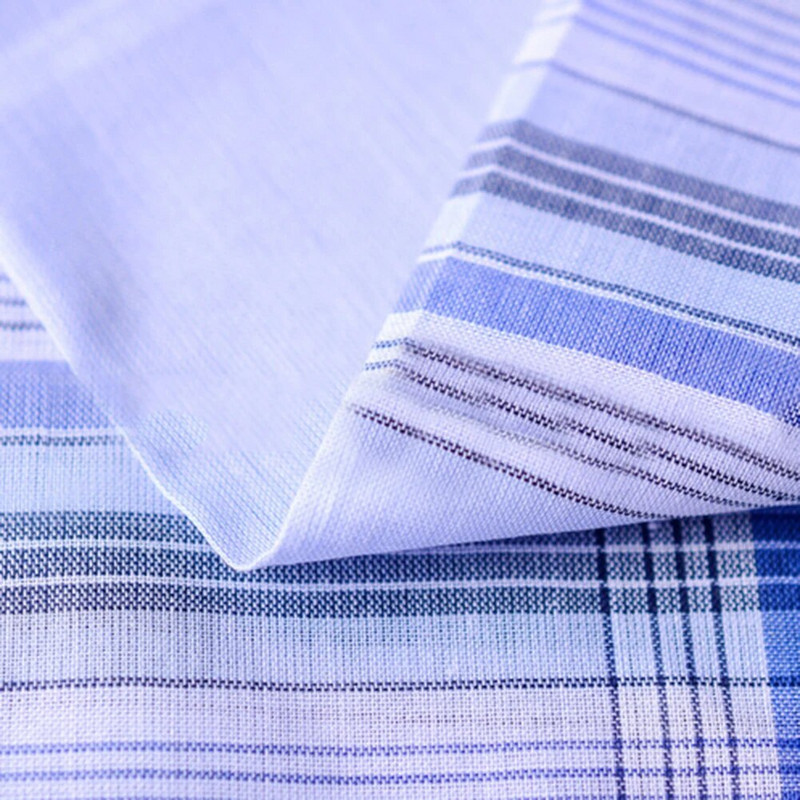 5 db Négyzet alakú kockás csíkos zsebkendők Hanky zsebes pamut törölköző férfi klasszikus vintage zseb Hankies Vintage esküvői bulira