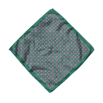 Мъжка маркова носна кърпичка Винтидж геометрична джобна квадратна мека кърпичка Сватбено парти Бизнес копринена цветна кърпа на гърдите Подарък Тъмносин