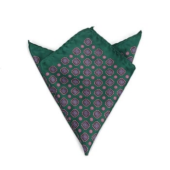 Ανδρικό μαντήλι μάρκας Vintage γεωμετρικό τετράγωνο μαλακό μαντήλι Γαμήλιο πάρτι Επιχειρηματικό μετάξι πολύχρωμη πετσέτα στήθους Δώρο Ναυτικό