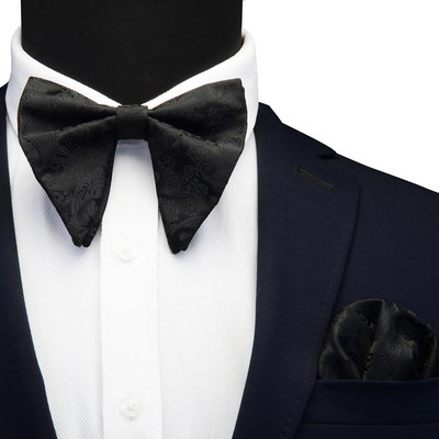 Set papion mare din mătase Ricnais pentru bărbați, roșu, alb, cachetele, costum papion pentru bărbați, nuntă, cravată, cadouri