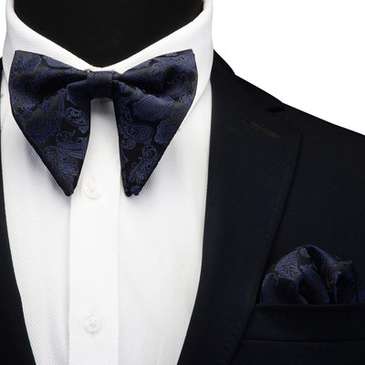 Set papion mare din mătase Ricnais pentru bărbați, roșu, alb, cachetele, costum papion pentru bărbați, nuntă, cravată, cadouri