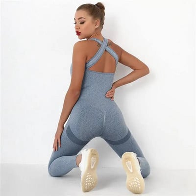 Sport öltöny Jóga ruhák Szett Ruhák Fitnesz Jumpsuit Sportruházat Női Tornaterem Futó Edzés Sportruha viselet Női 205