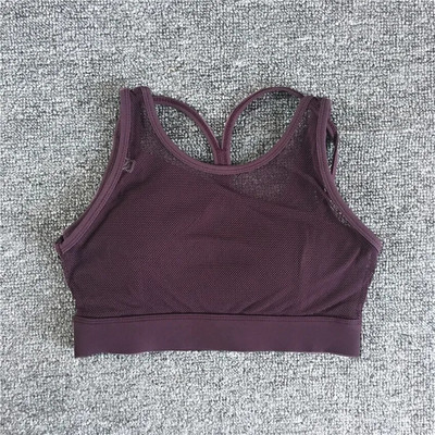 Summer Pad 2 Piece Σετ Γιόγκα Γυναικεία Γυμναστική Ρούχα Γυμναστήριο Αθλητικά Ενδύματα Προπόνηση με πλέγμα Αθλητική φόρμα Γιόγκα Τρέξιμο για γυμναστική Push Up Sp