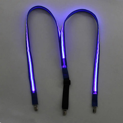 LED tregeri Muškarci Plešuća svjetla Pojas Leptir mašna Dekoracije za svatove Kopče Trake Odijelo za svadbe Svjetleći tregeri