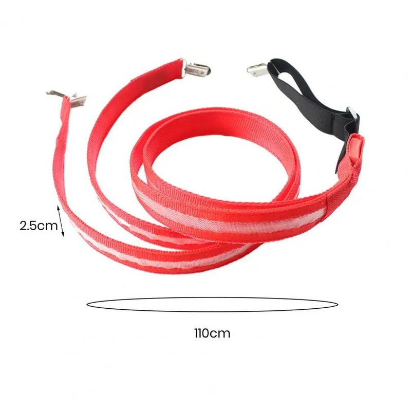 LED tregeri Muškarci Plešuća svjetla Pojas Leptir mašna Dekoracije za svatove Kopče Trake Odijelo za svadbe Svjetleći tregeri