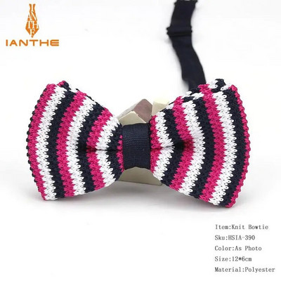 Нов стил, мъже, жени, плетена папийонка, регулируема пеперуда, двуетажна вратовръзка, папионка, дизайнерско плетиво, сватбена плетена папийонка