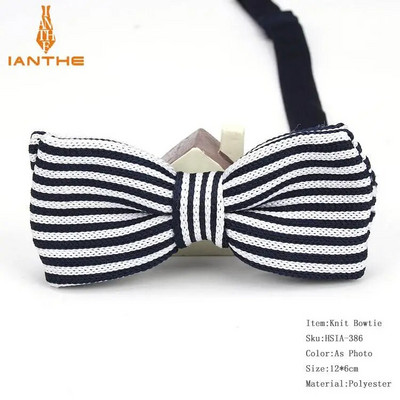 Нов стил, мъже, жени, плетена папийонка, регулируема пеперуда, двуетажна вратовръзка, папионка, дизайнерско плетиво, сватбена плетена папийонка