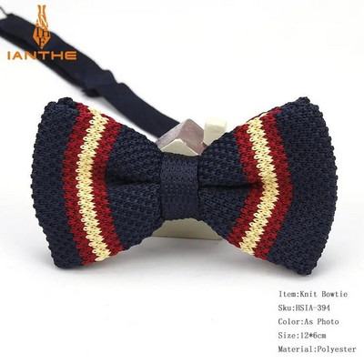 Нов стил, мъже, жени, плетена папийонка, регулируема пеперуда, двуетажна вратовръзка, папионка, дизайнерско плетиво, сватбена плетена папийонка