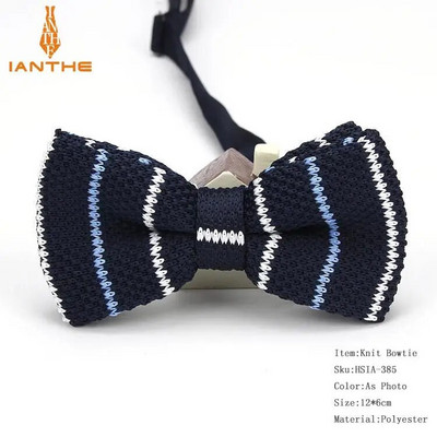 Нов стил, мъже, жени, плетена папийонка, регулируема пеперуда, двуетажна вратовръзка, папионка, дизайнерско плетиво, сватбена плетена папийонка