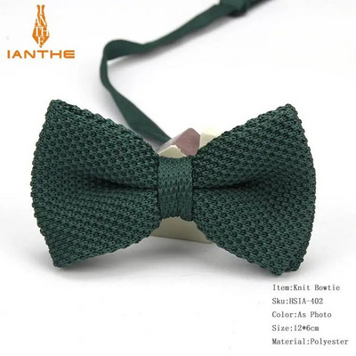 Нов стил, мъже, жени, плетена папийонка, регулируема пеперуда, двуетажна вратовръзка, папионка, дизайнерско плетиво, сватбена плетена папийонка