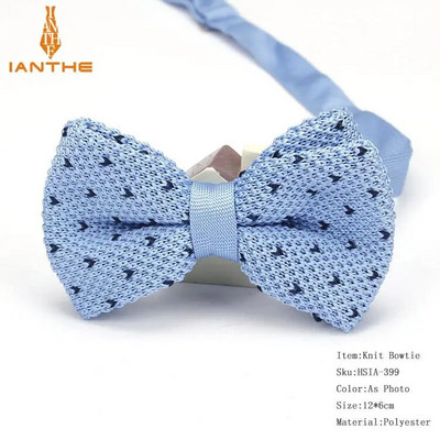 Нов стил, мъже, жени, плетена папийонка, регулируема пеперуда, двуетажна вратовръзка, папионка, дизайнерско плетиво, сватбена плетена папийонка