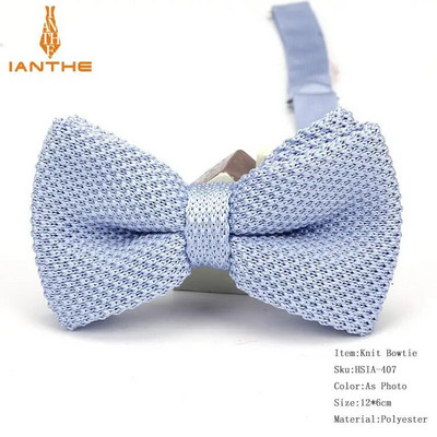 Нов стил, мъже, жени, плетена папийонка, регулируема пеперуда, двуетажна вратовръзка, папионка, дизайнерско плетиво, сватбена плетена папийонка