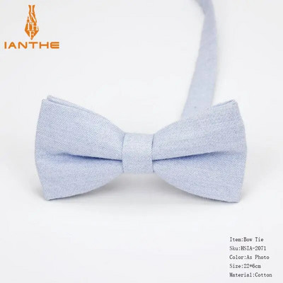 Nou-nouț bărbați modă papion bumbac fluture cravată roșu albastru roz solid copii papion smoking părinți copii funde fluture masculin