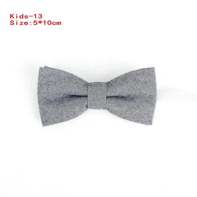 Nou-nouț bărbați modă papion bumbac fluture cravată roșu albastru roz solid copii papion smoking părinți copii funde fluture masculin