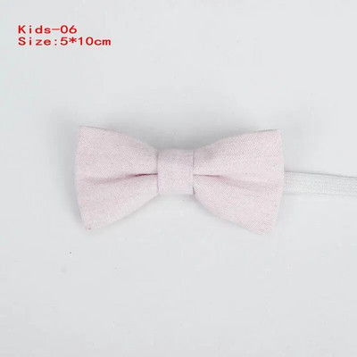 Nou-nouț bărbați modă papion bumbac fluture cravată roșu albastru roz solid copii papion smoking părinți copii funde fluture masculin