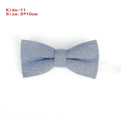 Nou-nouț bărbați modă papion bumbac fluture cravată roșu albastru roz solid copii papion smoking părinți copii funde fluture masculin