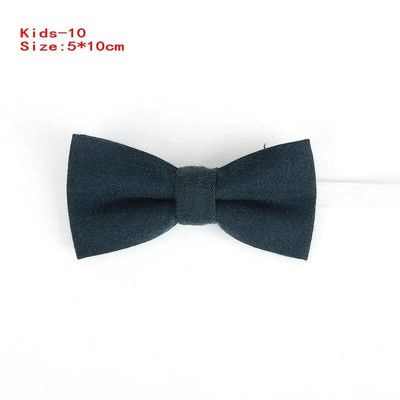 Nou-nouț bărbați modă papion bumbac fluture cravată roșu albastru roz solid copii papion smoking părinți copii funde fluture masculin