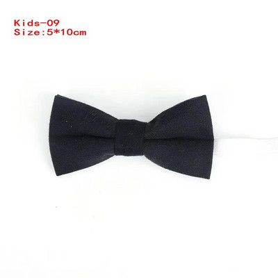 Nou-nouț bărbați modă papion bumbac fluture cravată roșu albastru roz solid copii papion smoking părinți copii funde fluture masculin