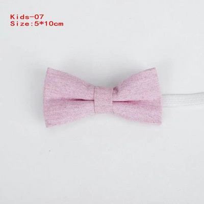 Nou-nouț bărbați modă papion bumbac fluture cravată roșu albastru roz solid copii papion smoking părinți copii funde fluture masculin