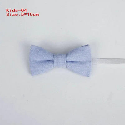 Nou-nouț bărbați modă papion bumbac fluture cravată roșu albastru roz solid copii papion smoking părinți copii funde fluture masculin